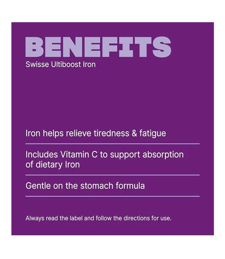 Swisse Ultiboost Iron 스위스 울티부스트 철분제 30정